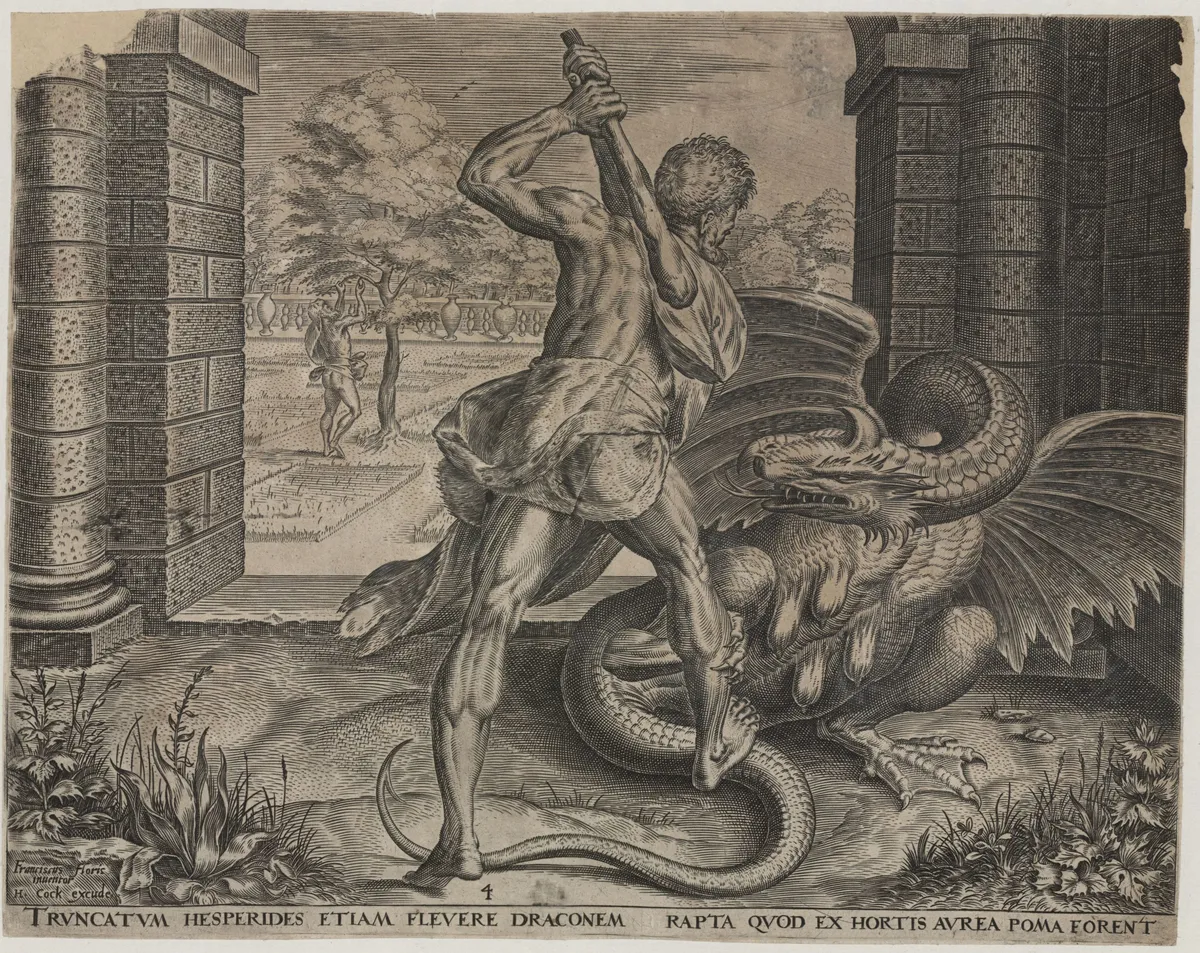 Ladon — dragon gardien des Hespérides