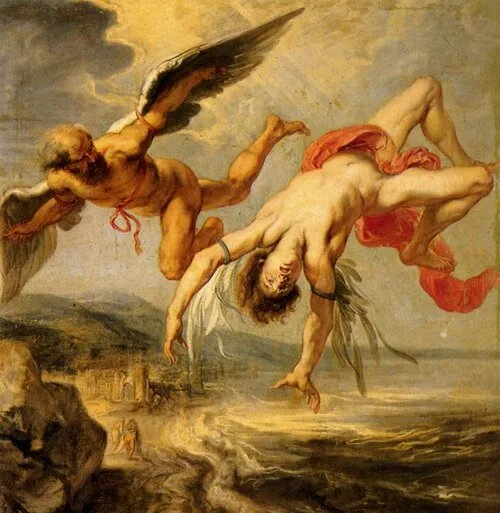 La chute d'Icare