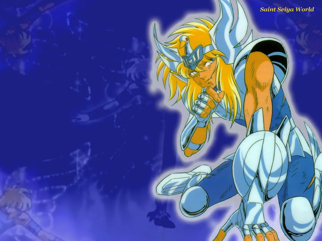 Hyoga — Cygne — Wallpaper Saint Seiya