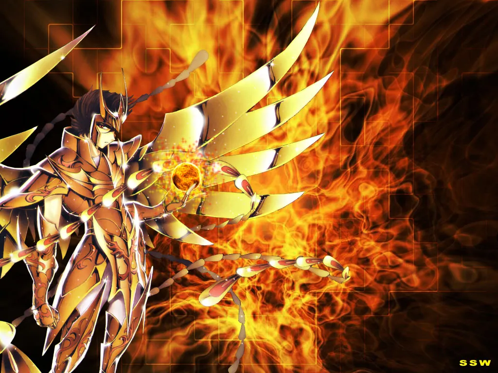 Ikki — Phénix — Wallpaper Saint Seiya