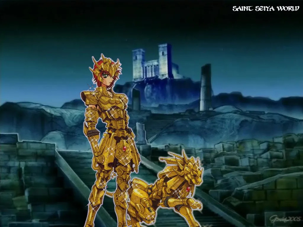 Léo — Aiolia — Wallpaper Saint Seiya