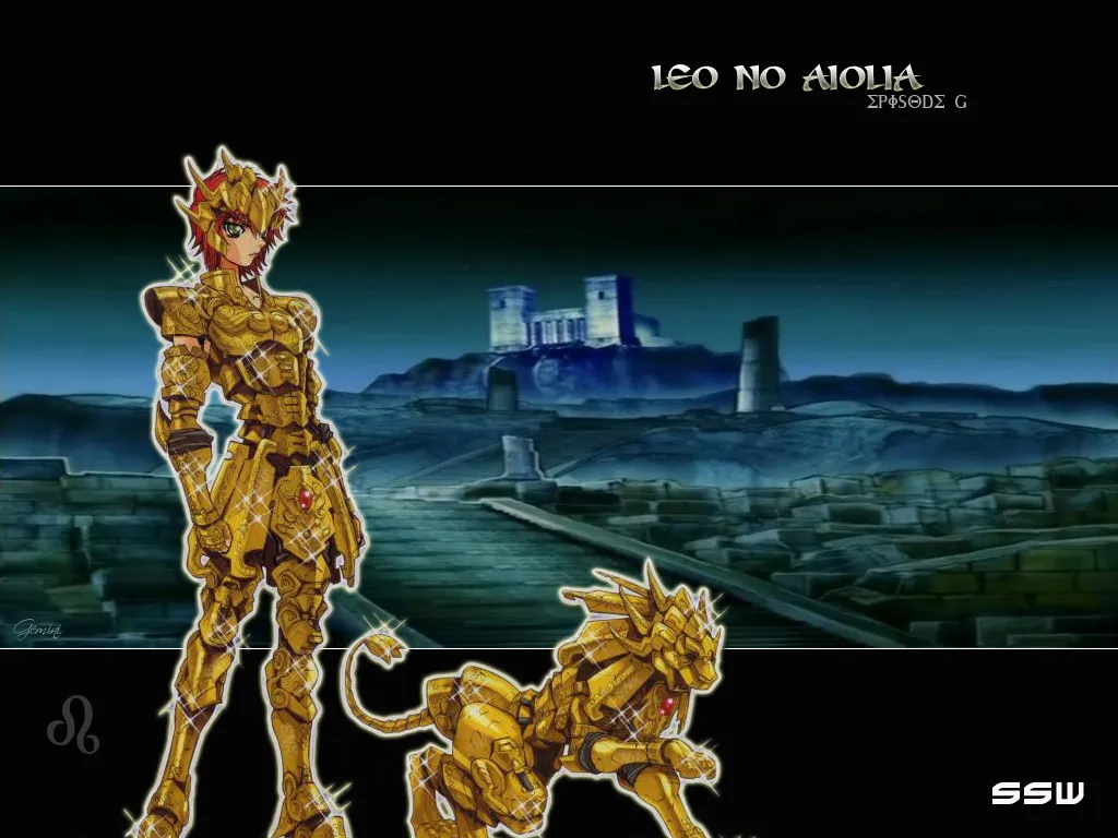 Aiolia — Episode G — Wallpaper Saint Seiya